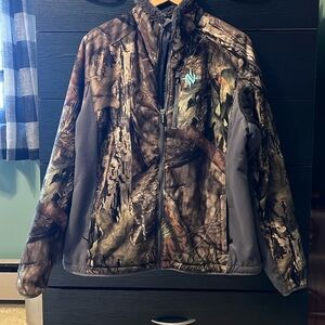 Women’s Mossy Oak Harvester Wind & Water Resistant Sherpa Fleece Jacket